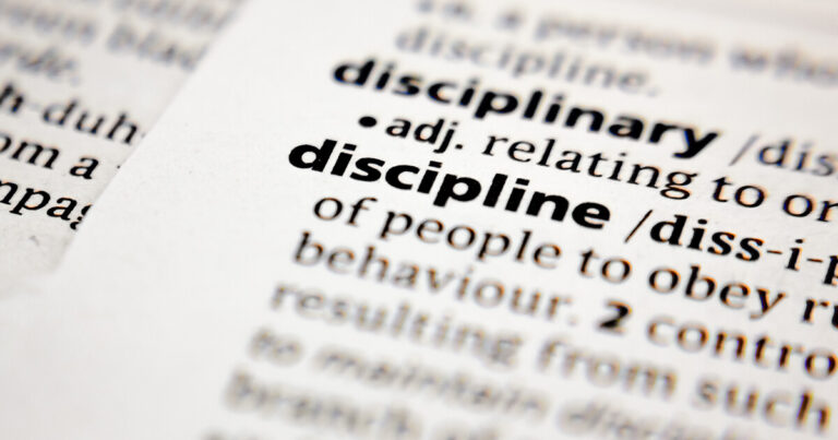 What Does Discipline Mean?